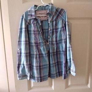 Girls flannel top